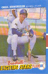 1988 Fleer Exciting Stars Baseball Cards       020      Orel Hershiser
